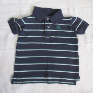 Chaps Kids Polo with Navy and White Stripes